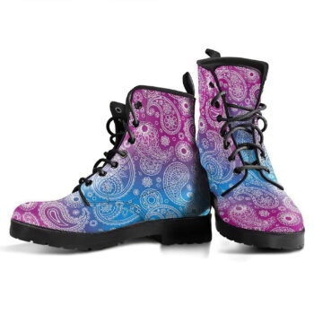 Mandala Womens Leather Boots 5