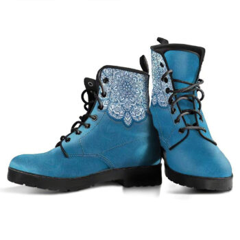 Mandala Womens Leather Boots 6