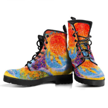 Mosaic Sun And Moon Womens Leather Boots 2