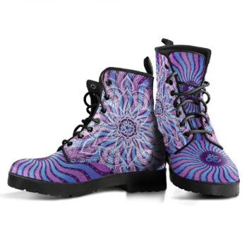 Ohm Mandala Womens Leather Boots 2