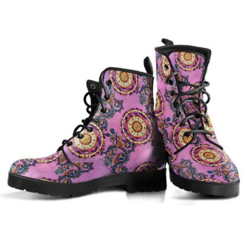 Ornamental Mandala 2 Handcrafted Boots