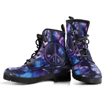 Peace Feather Handcrafted Boots