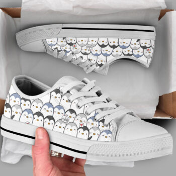 Penguin Shoes | Custom Low Tops Sneakers For Kids & Adults