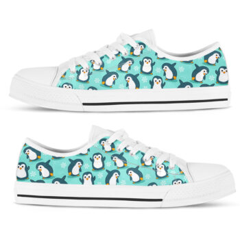 Penguin Fitness Shoes | Custom Low Tops Sneakers For Kids & Adults