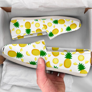 Pineapple Casual Shoes | Custom Canvas Sneakers For Kids & Adults