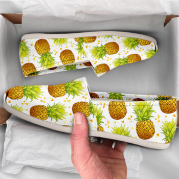 Pineapple Womens Shoes | Custom Canvas Sneakers For Kids & Adults