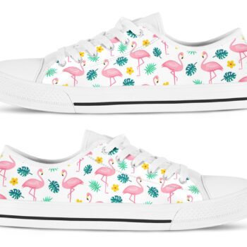 Pink Flamingo Shoes | Custom Low Tops Sneakers For Kids & Adults