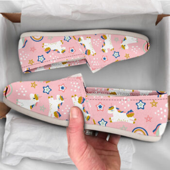 Slip-On Unicorn Shoes| Custom Canvas Sneakers For Kids & Adults