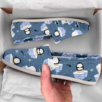Penguin Bear Shoes | Custom Canvas Sneakers For Kids & Adults