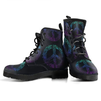 Purple Peace Handcrafted Boots