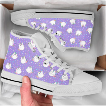 Purple Unicorn Shoes | Custom High Top Sneakers For Kids & Adults