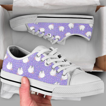 Purple Unicorn Shoes | Custom Low Tops Sneakers For Kids & Adults