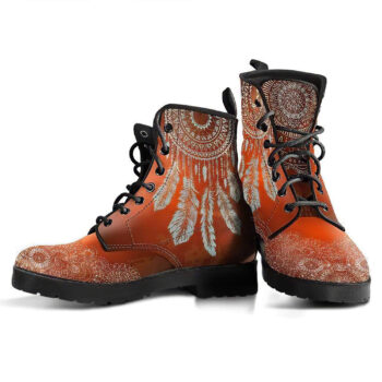 Red Dreamcatcher Handcrafted Boots