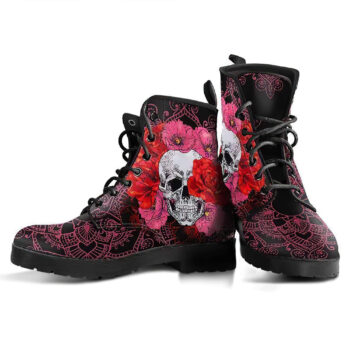 Skull Roses Handcrafted Boots V2 1