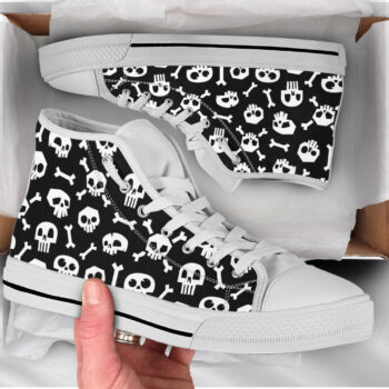 Skull & Bones Shoes | Custom High Top Sneakers For Kids & Adults