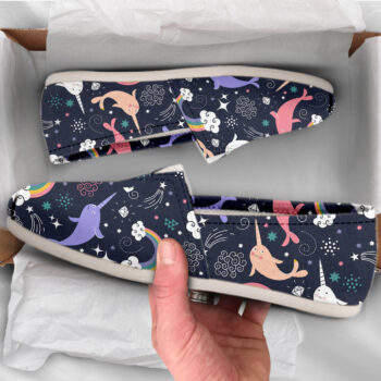 Star Narwhal Shoes | Custom Canvas Sneakers For Kids & Adults