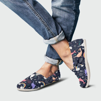 Star Narwhal Shoes | Custom Canvas Sneakers For Kids & Adults