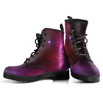 Space Red Womens Leather Boots