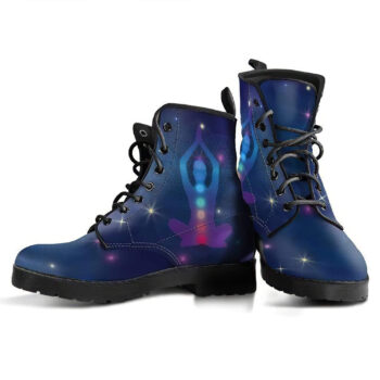 Stars Chakra Womens Leather Boots