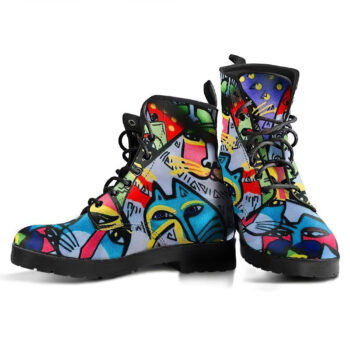 Street Art Mb32472 Leather Boots For Women