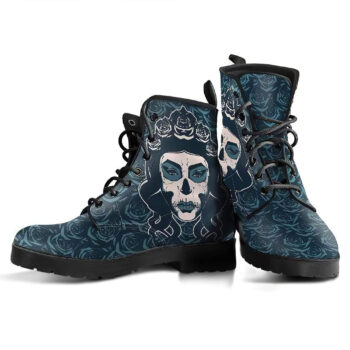 Sugar Skull 4 Handcrafted Boots