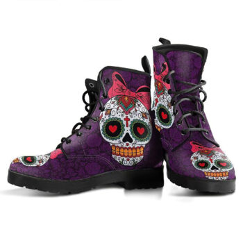 Sugar Skull Handcrafted Boots