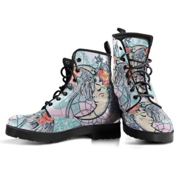 Sun And Moon Handcrafted Boots 1