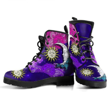 Sun And Moon Henna Handcrafted Boots V2