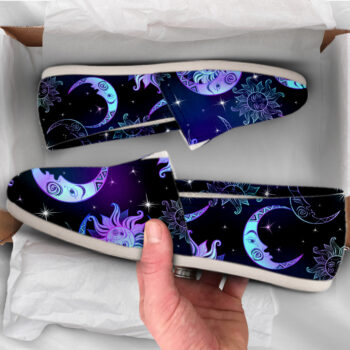 Slip-On Moon Shoes | Custom Canvas Sneakers For Kids & Adults