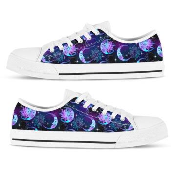 Moon Galaxy Shoes | Custom Low Tops Sneakers For Kids & Adults