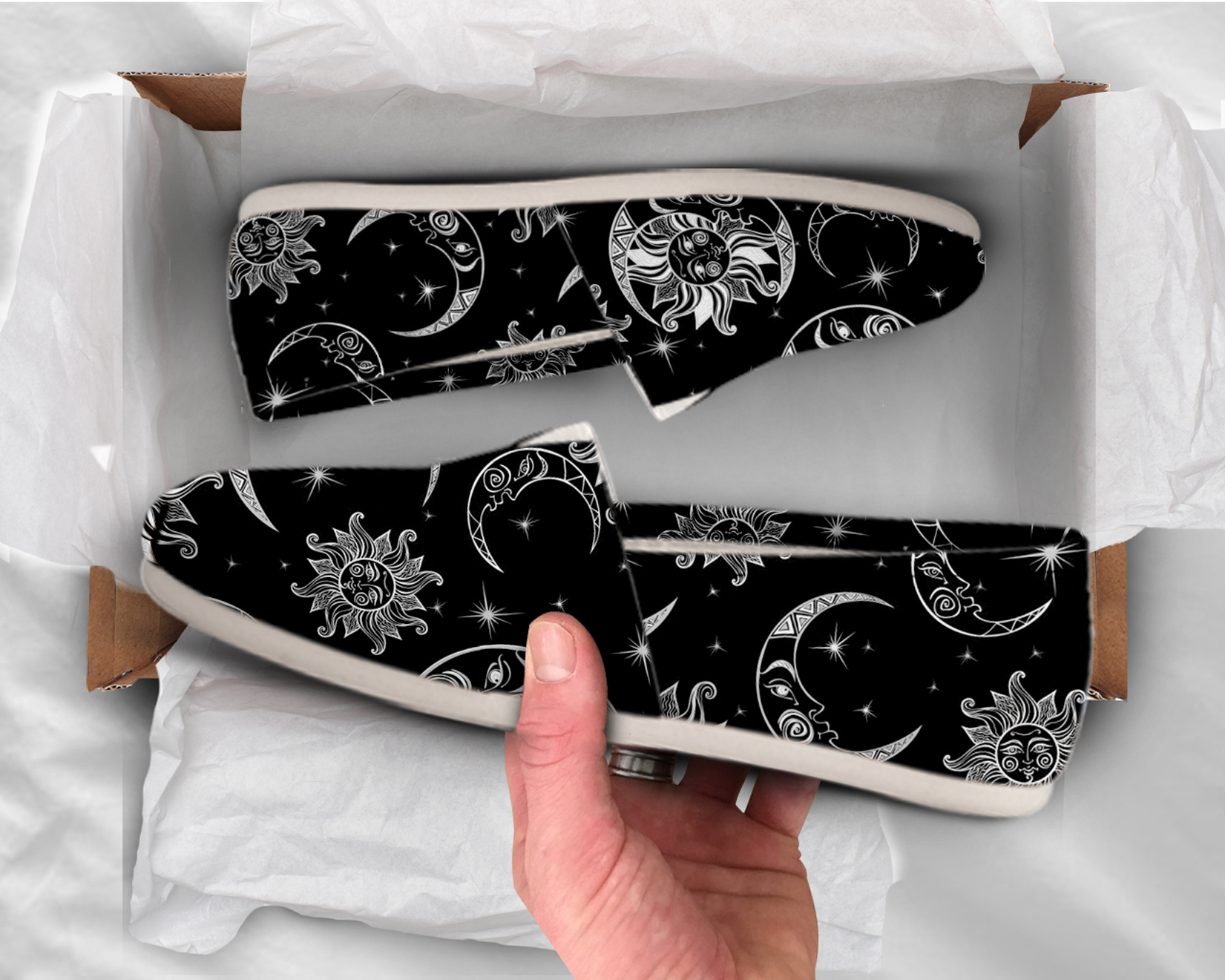 Casual Moon Shoes | Custom Canvas Sneakers For Kids & Adults