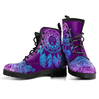 Sun Moon Dream Catcher Handcrafted Boots