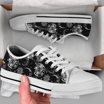 Dark Moon Shoes | Custom Low Tops Sneakers For Kids & Adults