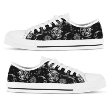 Dark Moon Shoes | Custom Low Tops Sneakers For Kids & Adults