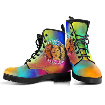 Sun Moon Handcrafted Boots V5