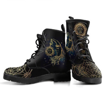 Sun Moon Womens Leather Boots