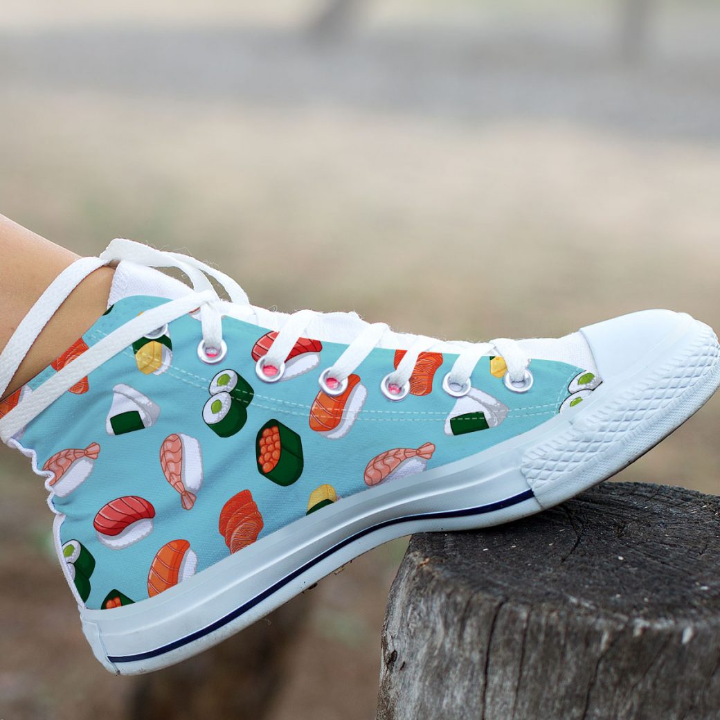 Sushi Lover Shoes | Custom High Top Sneakers For Kids & Adults
