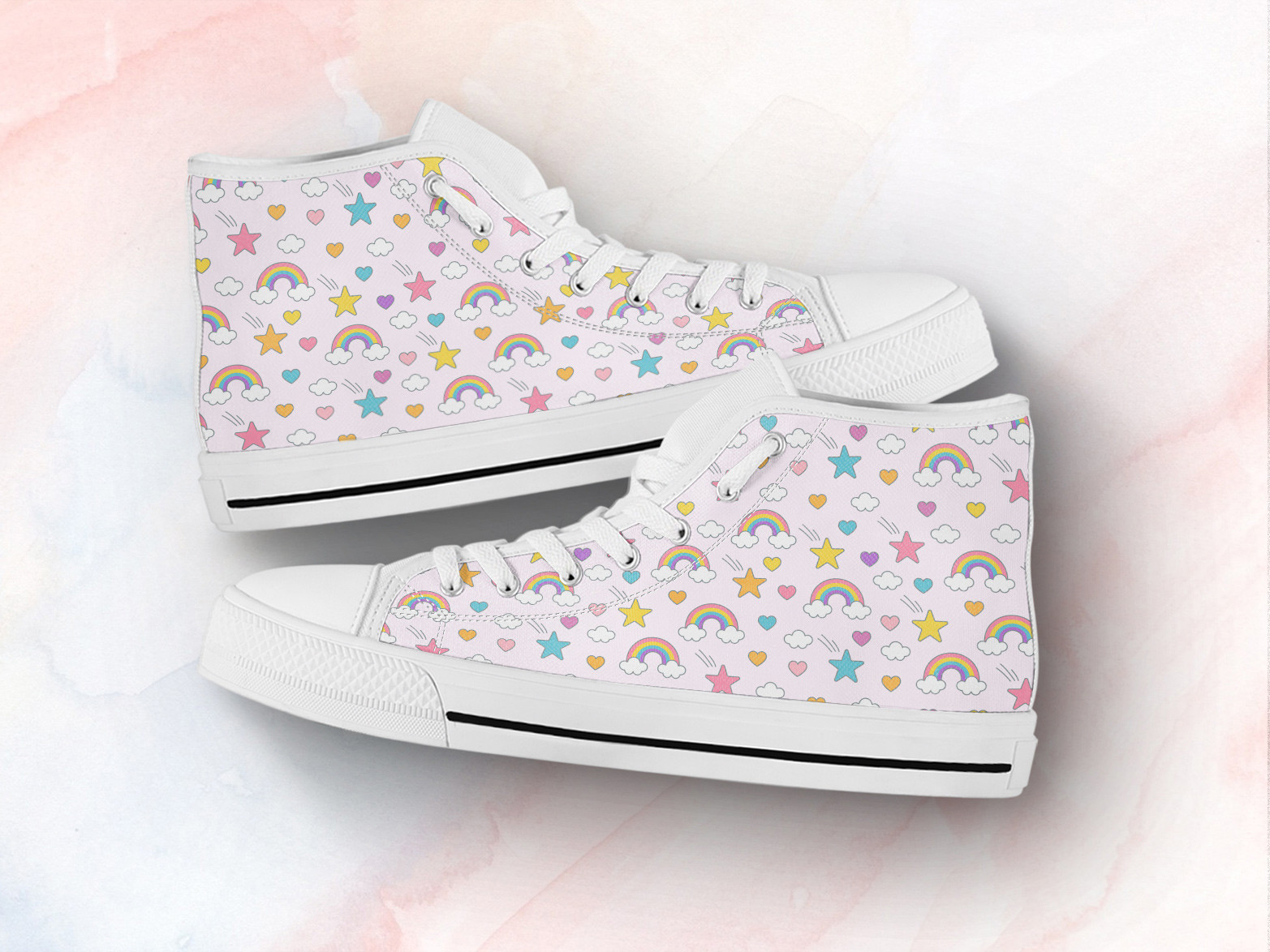Rainbow Sweets Shoes | Custom Canvas Sneakers For Kids & Adults