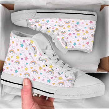 Rainbow Sweets Shoes | Custom High Top Sneakers For Kids & Adults