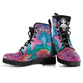 The Gate Of Knowledge Womens Leather Boots