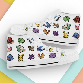 8-Bit Starter Pokemon Shoes