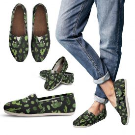 Black Cactus Shoes | Custom Canvas Sneakers For Kids & Adults