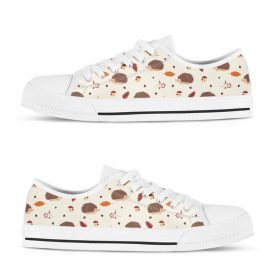 Hedgehog Low Top Shoes | Custom Low Tops Sneakers For Kids & Adults