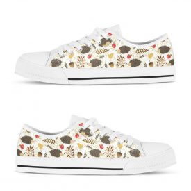 Cute Hedgehog Sneakers | Custom Low Tops Sneakers For Kids & Adults<