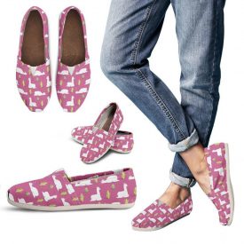 Alpaca Llama Shoes | Custom Canvas Sneakers For Kids & Adults