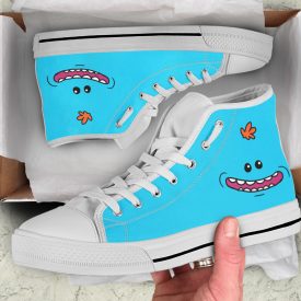 Mr Meeseeks Shoes | Custom High Top Sneakers For Kids & Adults