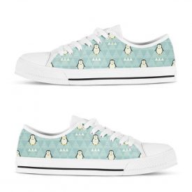 Ice Penguin Shoes | Custom Low Tops Sneakers For Kids & Adults