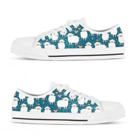 Adorable Sheep Shoes | Custom Low Tops Sneakers For Kids & Adults
