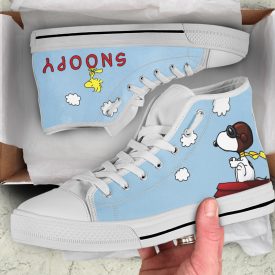 Snoopy Shoes | Custom High Top Sneakers For Kids & Adults