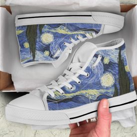 Van Gogh Shoes | Custom High Top Sneakers For Kids & Adults